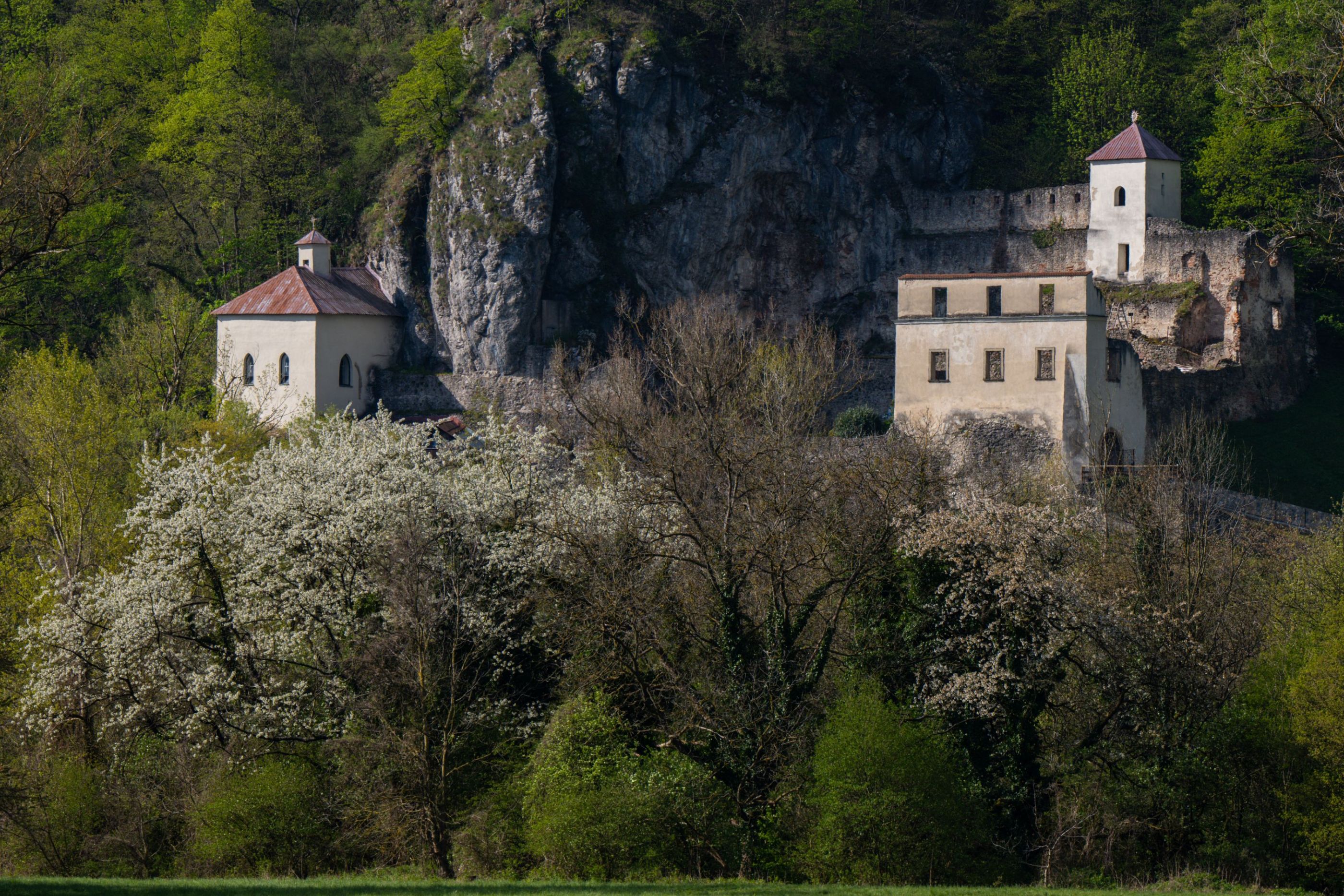 Jar pod historickým kláštorom...