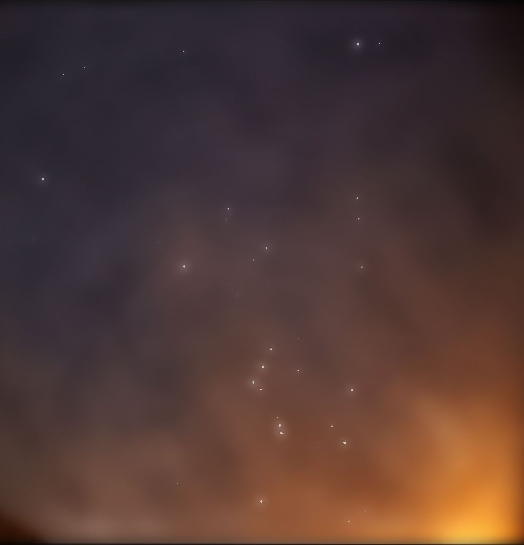 Hazy shade of Orion