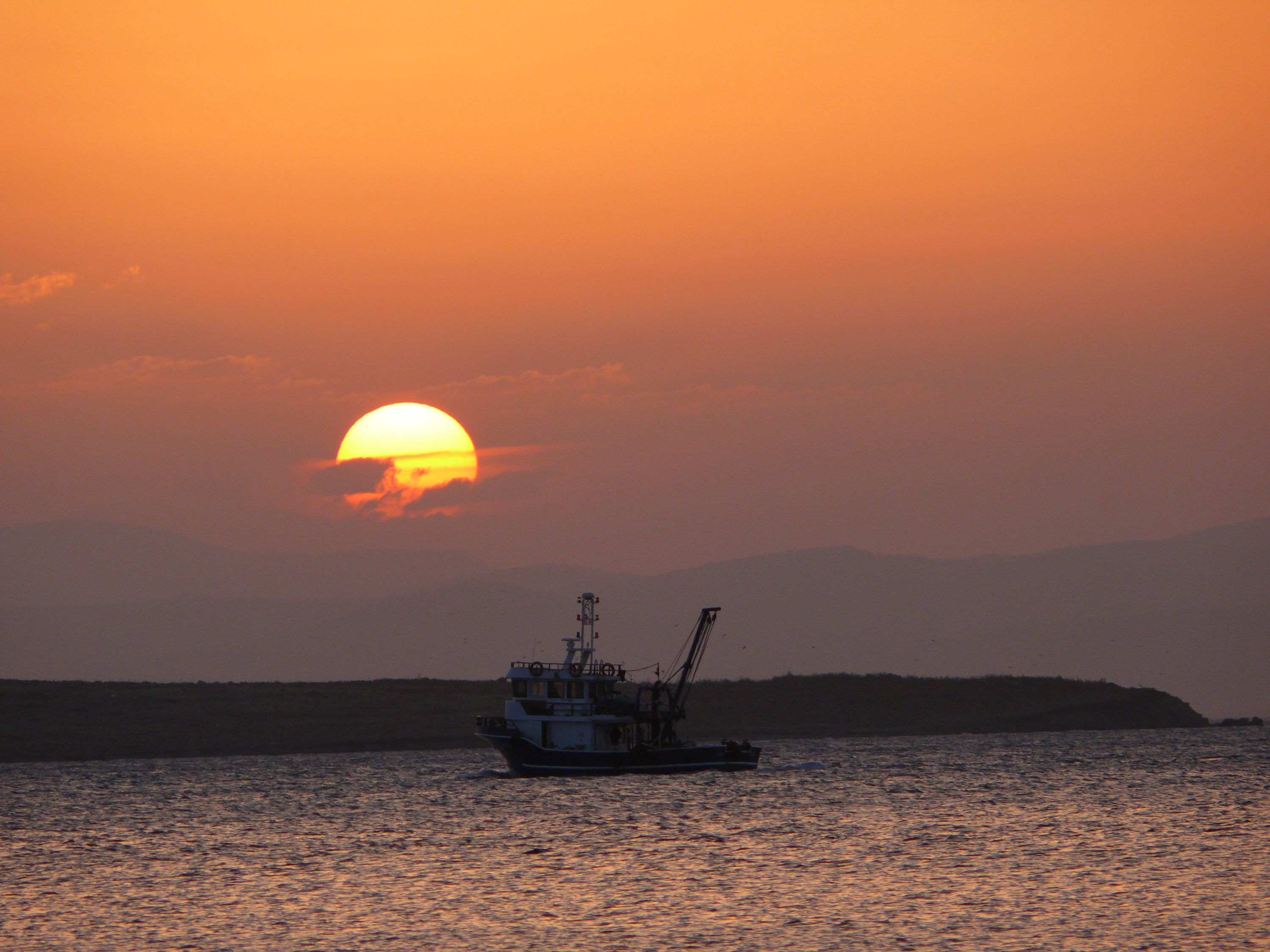 Sunset in autmn