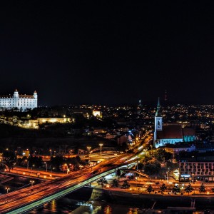 Bratislava - Castle+oldtown skyline