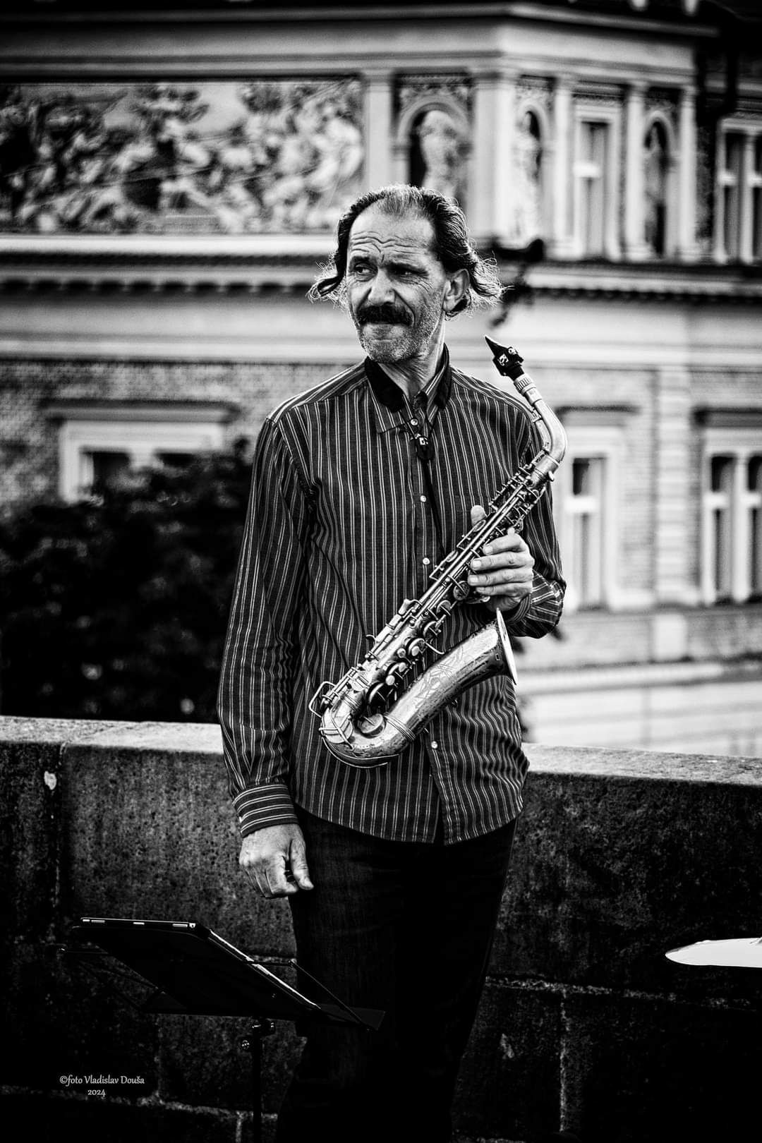 Saxofonista z Karlova mostu