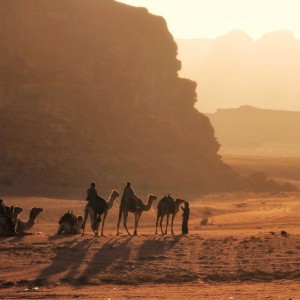 Sanset in Wadi Rum, Jordan